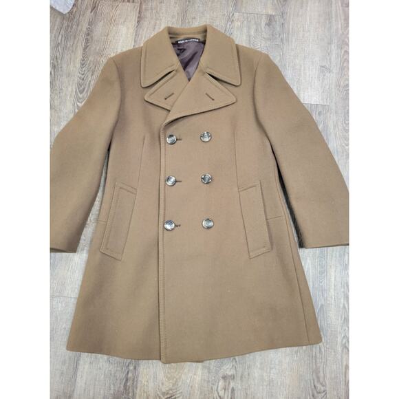 LodenFrey Vienna Austria Brown Original Model 46R Button Coat Jacket NEW Vintage - Picture 1 of 4